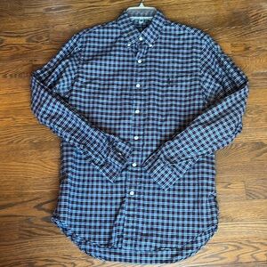 Ralp Lauren men's button down dress shirt, size medium, EUC